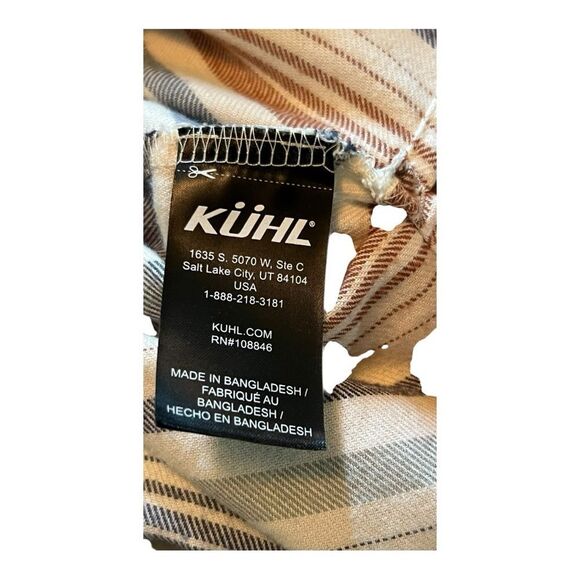 KUHL Womens Lightweight Flannel size Medium - Picture 8 of 10